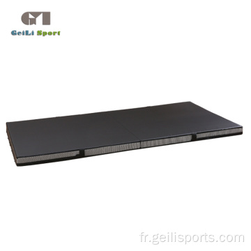 Tapis de protection de cheerleading de gymnastique noir